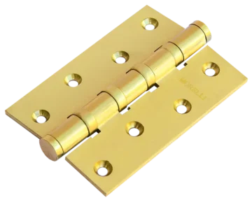 MBU 100X70X3-4BB SG, петля латунная универсальная, цвет - мат.золото