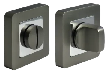 MH-WC-S55 GR/PC, завертка сантехническая, цвет - графит/хром