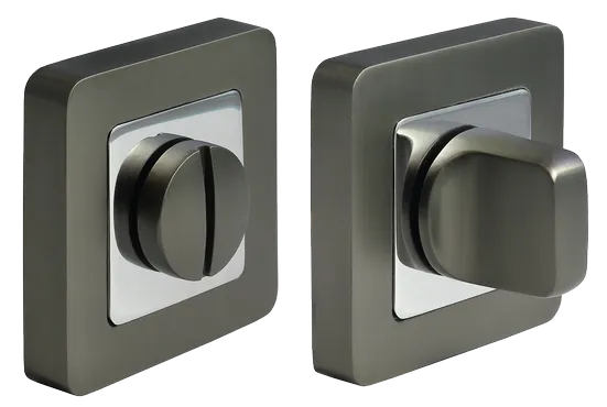 MH-WC-S55 GR/PC, завертка сантехническая, цвет - графит/хром