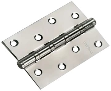 MS 100X70X2.5-4BB SN, петля стальная универсальная 1шт., цвет бел.никель