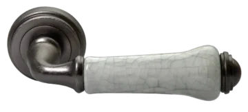 UMBERTO, ручка дверная MH-41-CLASSIC OMS/GR, цвет - старое мат.серебро/серый