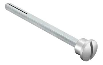 LUX-SPINDLE-WC 110 CSA, четырехгранник 110мм с кнопкой, цвет - мат. хром