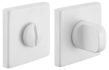 LUX-WC-SQ BIA, завертка сантехническая, цвет - белый